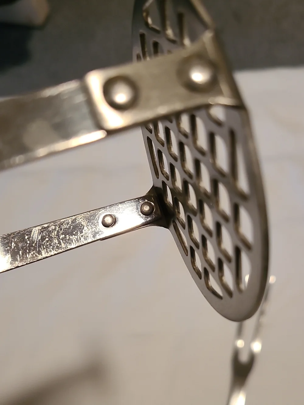 Flint Arrowhead Stainless USA Potato Masher and Serving Carving Fork Kitchen